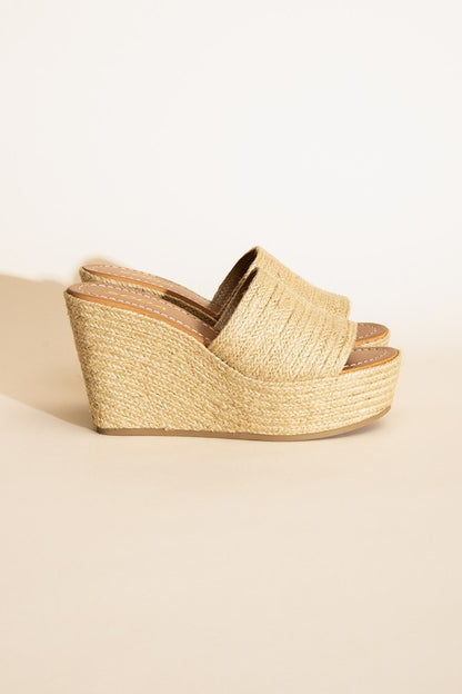 BOUNTY-S JUTE PLATFORM WEDGES