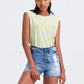 BAYEAS High Rise Bandless Denim Shorts