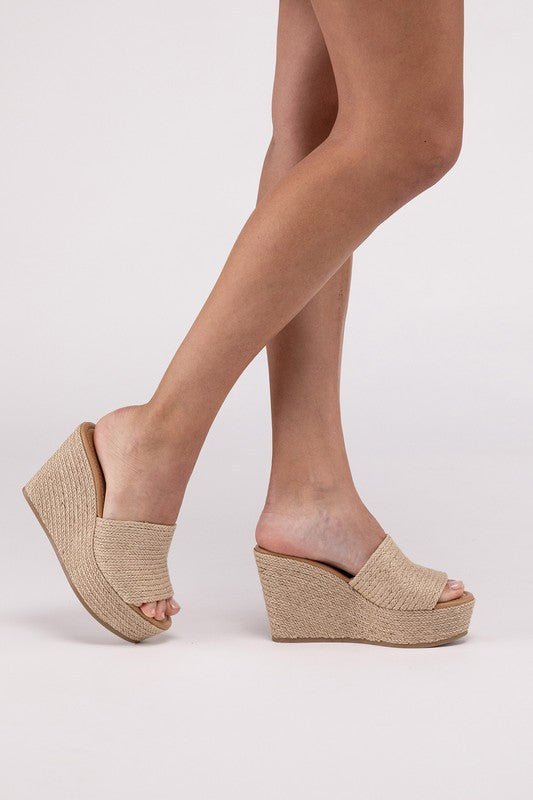 BOUNTY-S JUTE PLATFORM WEDGES