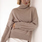 Basic Bae Turtleneck Dropped Shoulder Long Sleeve Sweater