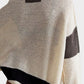 Pocketed Contrast V-Neck Long Sleeve Cardigan