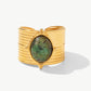 18K Gold-Plated Wide Open Ring