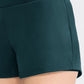 Wide Waistband Sports Shorts with Pockets