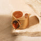 18K Gold-Plated Wide Open Ring