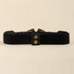 Double Buckle PU Leather Belt