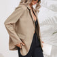 Lapel Collar Long Sleeve Blazer