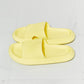 MMShoes Arms Around Me Open Toe Slide in Yellow