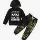 Boys Letter Graphic Hoodie and Joggers Set